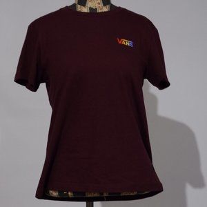 Vans Burgandy T-shirt